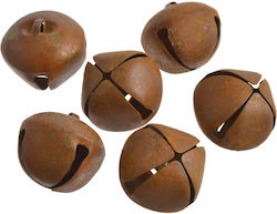 Κουδουνάκια Μεταλλικά Rusty 4cm 6τεμ