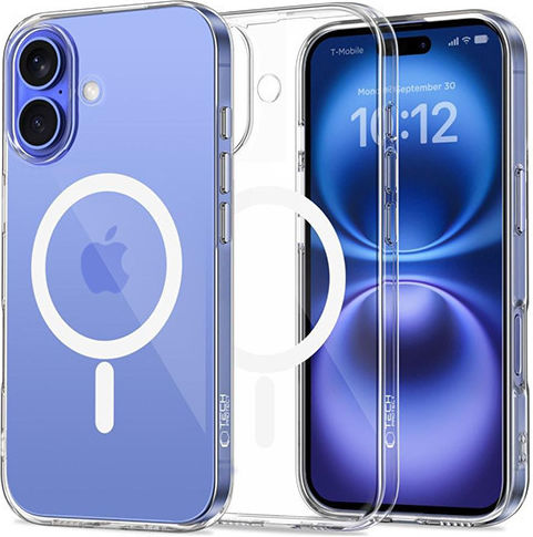 Tech-Protect Flexair Back Cover Silicone Transparent (iPhone 16)