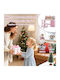 Kinder Schreibtisch aus Melamin Rosa 109,5x48x100,5cm