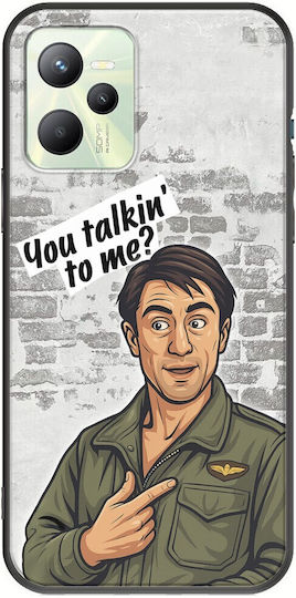 Epic Quotes You Talkin' To Me Realme Narzo 50a Prime Black TPU Black Silicone