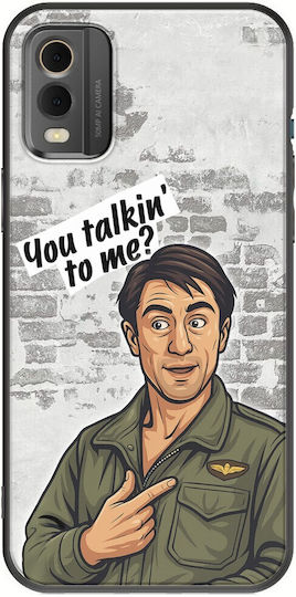 Epic Quotes You Talkin' To Me? Nokia C32 Black Tpu Μαύρη Σιλικόνη