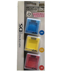 3 Χρωματιστές Θήκες Κασέτες Nintendo Ds