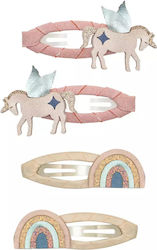 Mimi & Lula Set Kids Hair Clips with Unicorn Hair Clips 4 Pieces