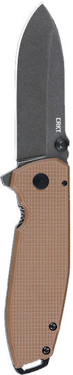 Columbia River Knives Squid Xm Σουγιάς Επιβίωσης Αυτόματος Καφέ