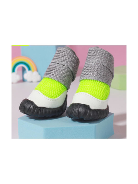 Dog Shoes Anti-Slip Green Length 4.4cm Width 3....