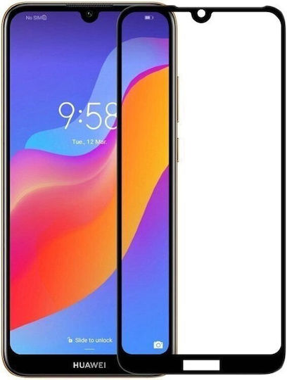 iLike 2.5D Full Glue Tempered Glass Μαύρο (Huawei Y6s / Honor 8A)