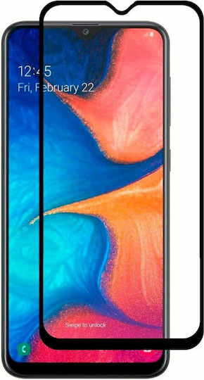 iLike 2.5D Vollkleber Gehärtetes Glas Schwarz (Galaxy A10)
