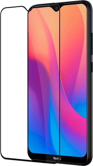 iLike 2.5D Full Glue Tempered Glass Μαύρο (Redmi 8A)