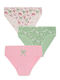 Minerva Bows Set pentru copii cu chiloței Ecru-pink-green