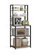 Vasagle Kitchen Rack Metal Gray 40x40x60cm