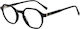 Bali Bari 1900 C1 Unisex Acetat Brille Polygon Schwarz