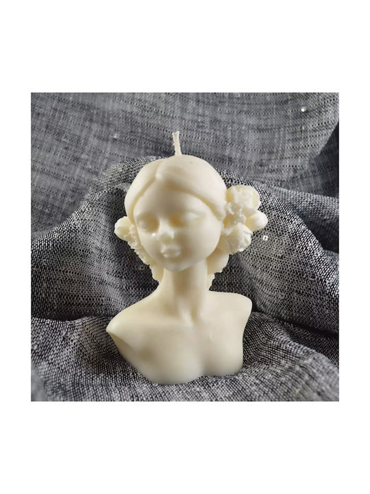 Kerze Skulptur Frau Gardenie