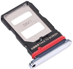 Υποδοχή Κάρτας Sim Micro Sd Sim Tray Sd Card Xiaomi Mi 11t Pro Ασημί
