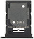 Dual Sim Kartenhalter Xiaomi Redmi Note 14 4G Mitternachts-Schwarz