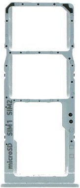 Sim Micro SD Card Slot Sim Tray SD Card Samsung Galaxy A50s Prism Crush White