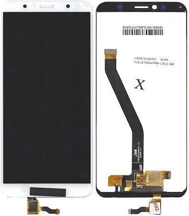Екран със Сензорен Механизъм за Huawei Y6 Prime 2018 (Бял)