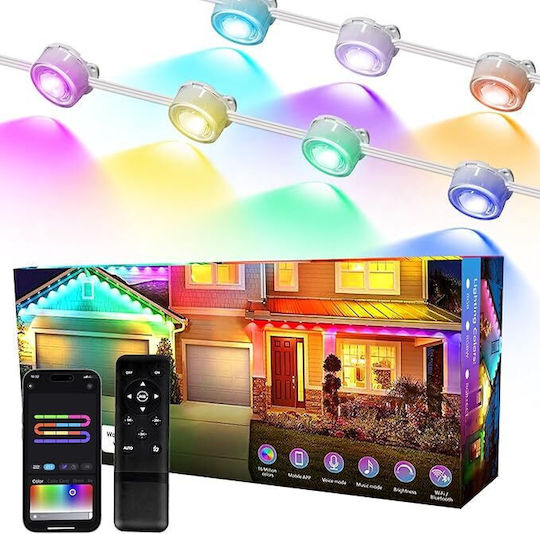 40 Λαμπάκια LED 25μ. RGB σε Σειρά