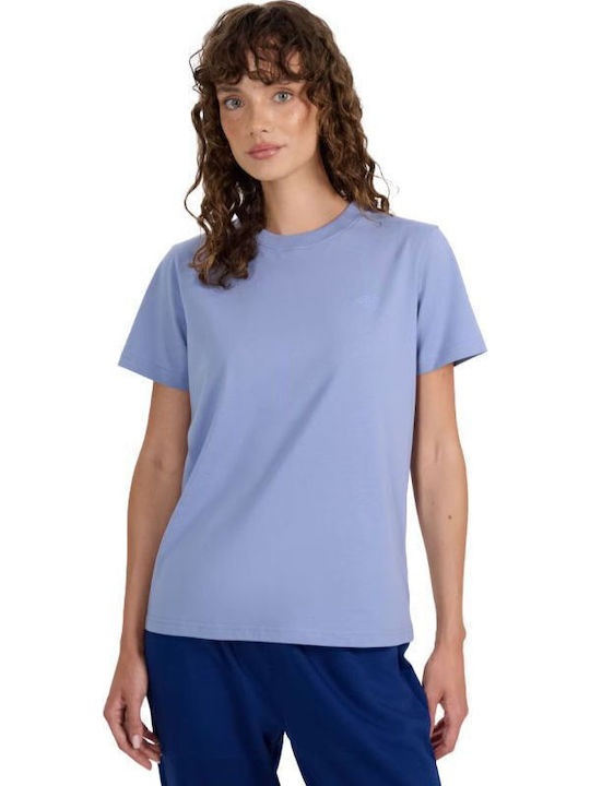 4F Γυναικείο T-shirt Μπλε