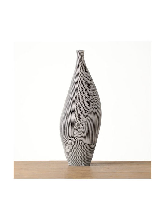 Espiel Decorative Vase Gray 19x11x51cm