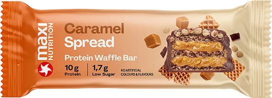 MaxiNutrition Protein Waffle Bar Μπάρα Πρωτεΐνης με Γεύση Caramel Spread 39gr