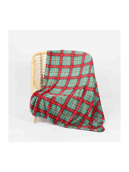 Lucktora Κουβέρτα Fleece Υπέρδιπλη 220x240εκ. Πολύχρωμη