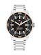 Tommy Hilfiger Men's Watch Battery with Silver Metal Bracelet