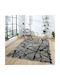 597 Teppich Rechteckig Zottelig Synthetisch,Polyester/Cotton/Leather Gray