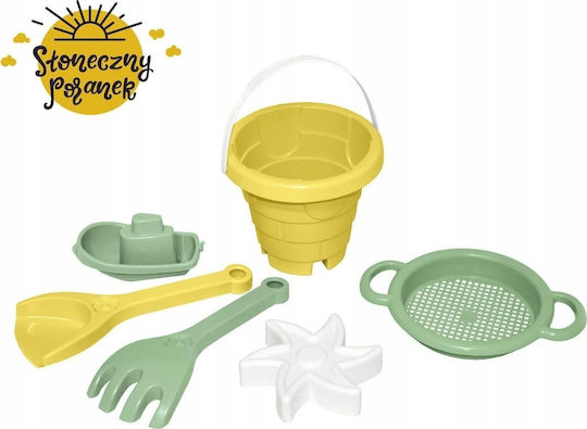 Wader Beach Toy Set Yellow 6pcs
