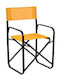 Regiestuhl Metallisch Orange
