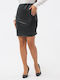 Leather Skirt Black