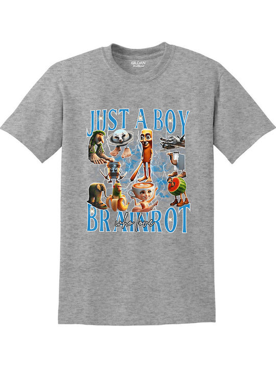 Gildan Παιδικό T-shirt Γκρι