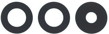 Back Camera Lens Glass Samsung Galaxy A16 4G A165 5G A166 Black 3pcs