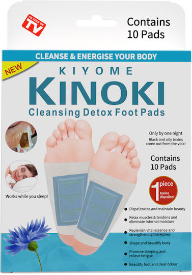 Kiyome Kinoki Detox Foot Pads Centaury Scent 10 Pieces