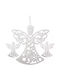 Ornament suspendat Ingeras Alb Set 3buc