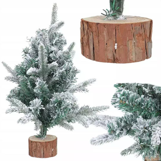Christmas Decorative Snowy Wood Tree 50cm