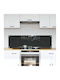vidaXL Rectangular Glass Back Dark Gray 70x40cm 3415458 2 Pieces