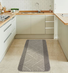 Non-Slip Kitchen Runner Mat Carmel Mocha-Ivory 67x140
