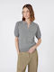 Women's Polo Blouse Blue