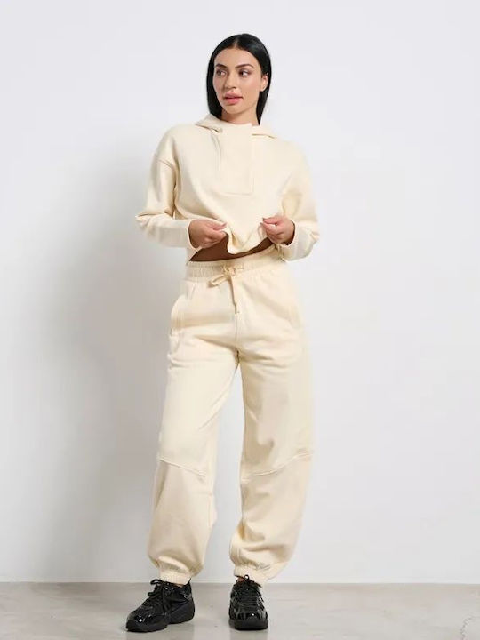 BodyTalk Παντελόνι Φόρμας Fleece Porcelain