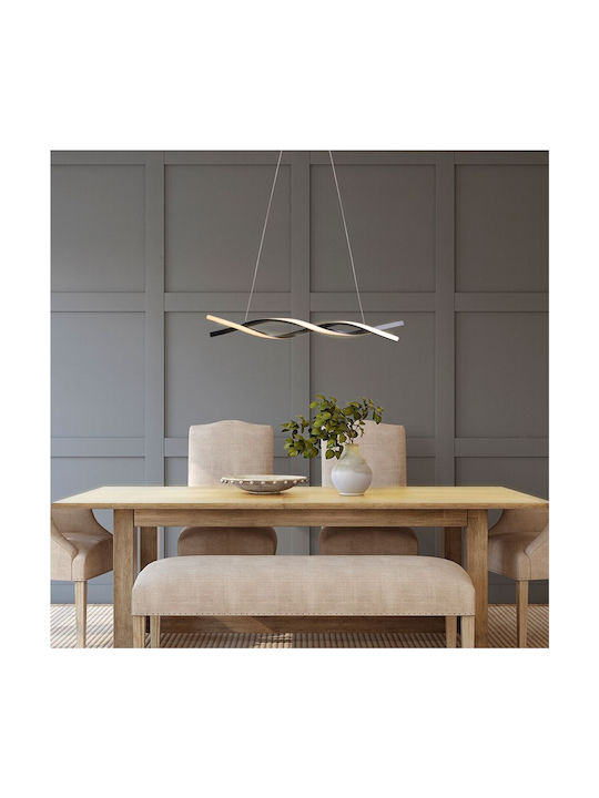 VenCore Black LED Grid Ceiling Light