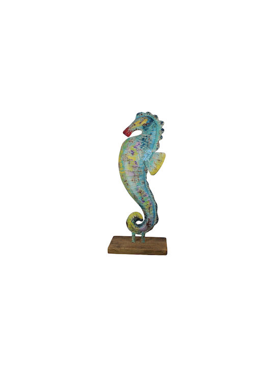 Decorative Seahorse made of Metal 47x24x109cm 1pcs