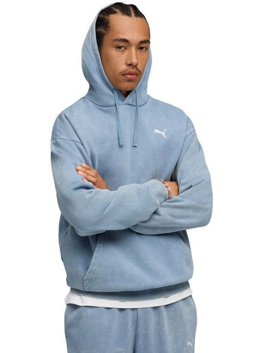 PUMA Sweatshirt with Hood Purple