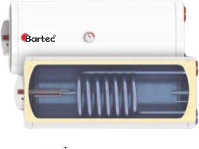 Bartec Θερμοσίφωνας 100lt Glass Οριζόντιος 3kW
