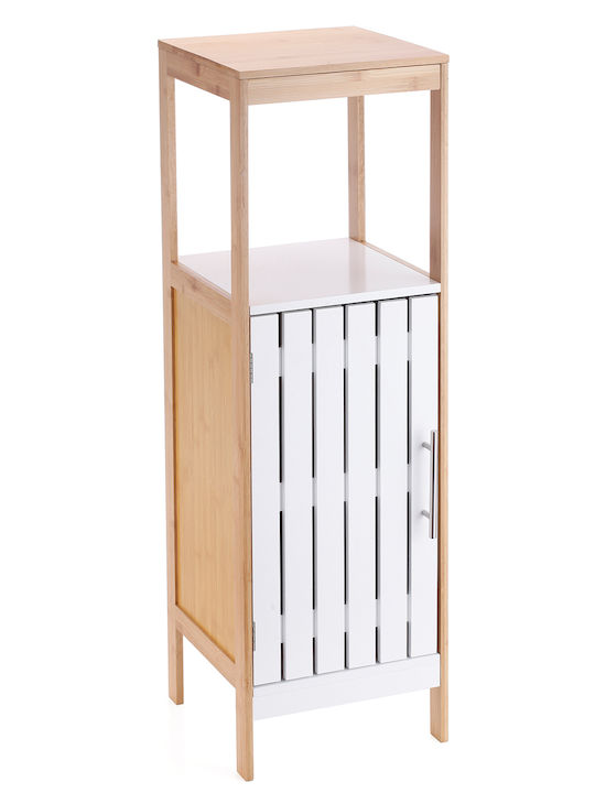 Viosarp Επιδαπέδια Ραφιέρα Μπάνιου Ξύλινη 30x30x95cm