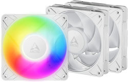 Arctic P12 Pro 12 Case Fan 120mm 3τμχ Λευκό