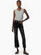 High Waist Women's Jean Trousers Black