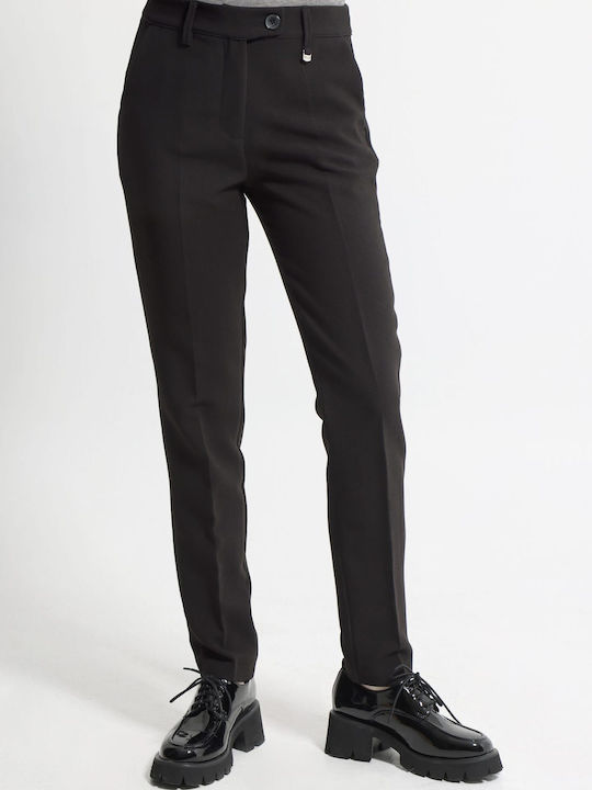 Tresor Women's Fabric Trousers Black