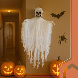 Halloween Skeleton Decoration Zola Hanging 70 X 60 Cm White