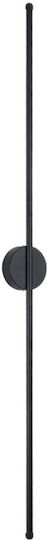 VenCore Modern Lamp Wall with Integrated LED and Adjustable White Light Black