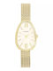Oozoo Timepieces Womens Watch 24mm Battery with Gold Metal Strap